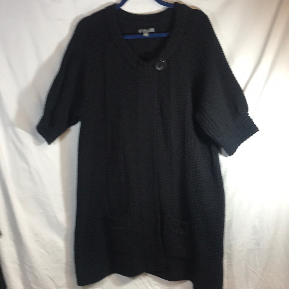 Apt 9 Single Button, Short Sleeve Long Cardigan S… - image 1